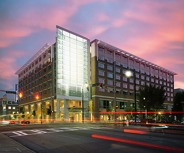 Image of building in Tech Square