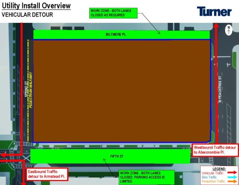 Tech Square Phase 3 - Utility Plan Vehicular Impact as of May 20