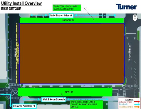 Tech Square Phase 3 - Utility Plan Bike Impact as of May 20