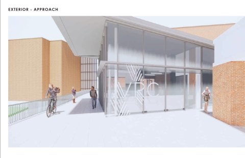 Veterans Resource Center exterior render june 2020